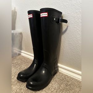 Black Hunter Boots Size 7